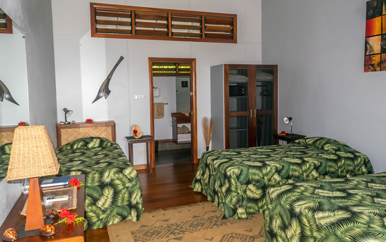 Inside Aroha Resort room