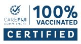 Aroha Taveuni Resort is 100% vaccinated